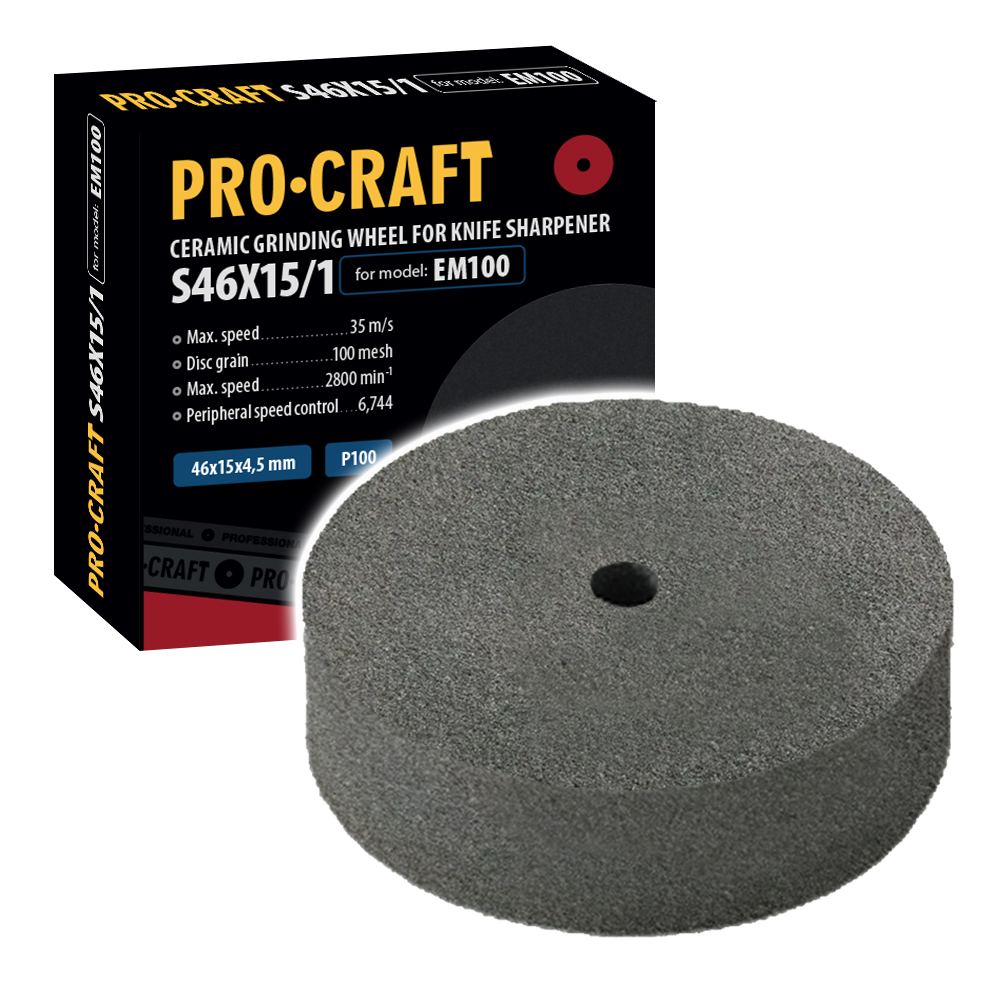 Brusný kotouč pro brousku na nože Procraft S46X15/1 /EM100 | S46X15/1