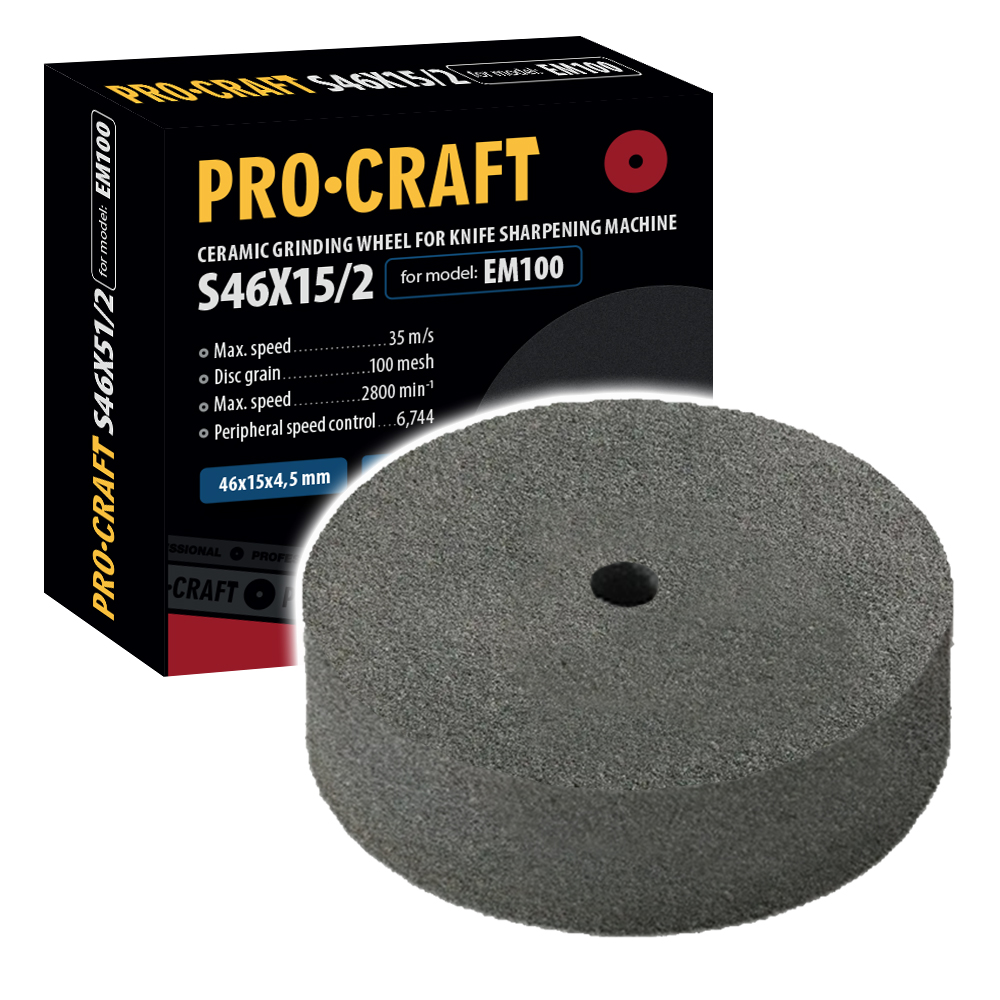 Brusný kotouč pro brousku na nože Procraft S46X15/2 /EM100 | S46X15/2